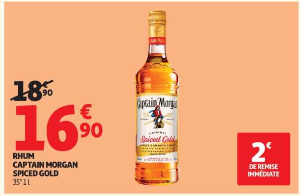 Rhum Captain Morgan Spiced Gold