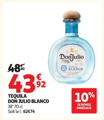 Tequila Don Julio Blanco