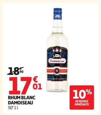 Rhum Blanc Damoiseau
