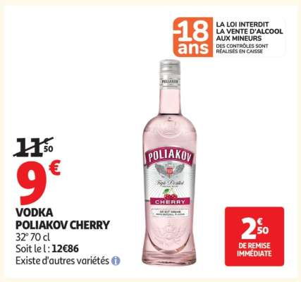 VODKA POLIAKOV CHERRY