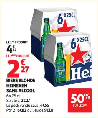 Bière Blonde Heineken Sans Alcool
