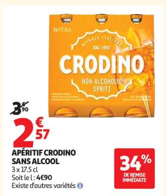 APÉRITIF CRODINO SANS ALCOOL