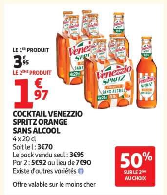 COCKTAIL VENEZZIO SPRITZ ORANGE SANS ALCOOL