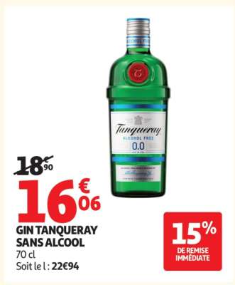 Gin Tanqueray Sans Alcool