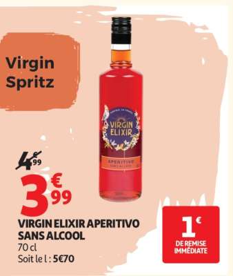 VIRGIN ELIXIR APERITIVO SANS ALCOOL
