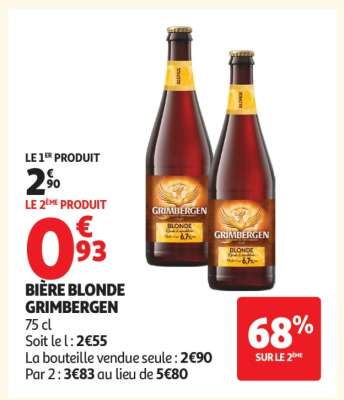 Bière Blonde Grimbergen*