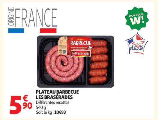 PLATEAU BARBECUE LES BRASÉRADES