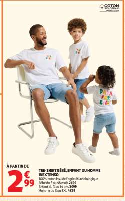 Tee-Shirt Bébé, Enfant Ou Homme Inextenso