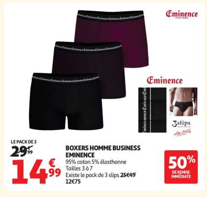 Boxers Homme Business Eminence