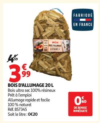 Bois D'allumage 20 L