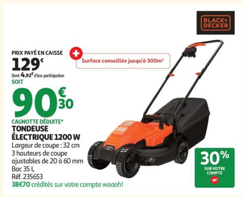 Tondeuse électrique 1200 W