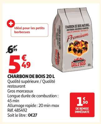 CHARBON DE BOIS 20 L