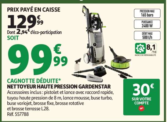 Nettoyeur Haute Pression Gardenstar