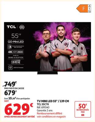 TV MINI LED 55'' / 139 CM TCL 55C7K