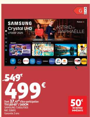 SAMSUNG TV LED 65" / 163CM