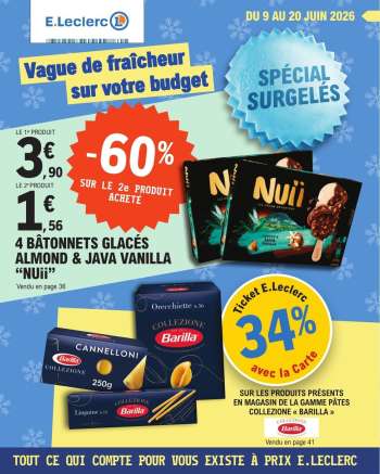Catalogue E.Leclerc - 09/06/2026 - 20/06/2026.