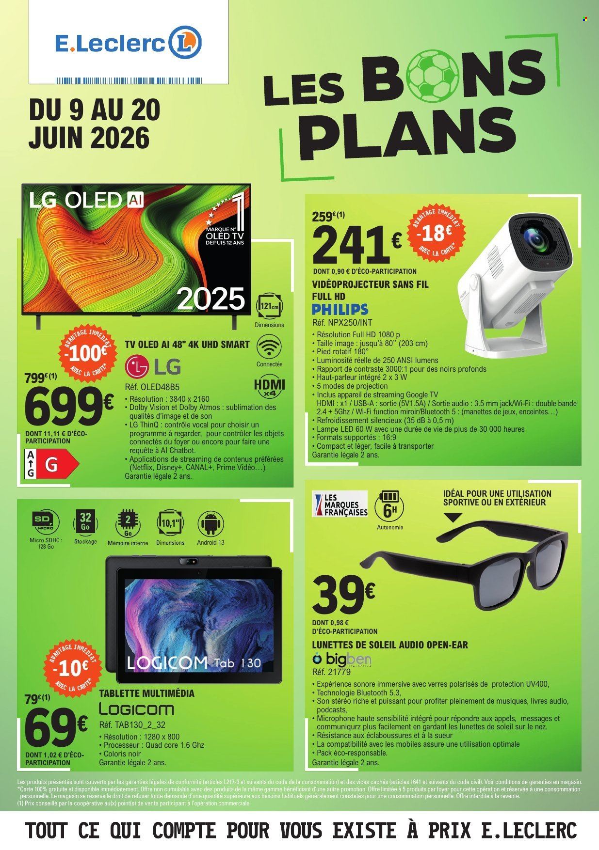 Catalogue E.Leclerc - 09/06/2026 - 20/06/2026. Page 1