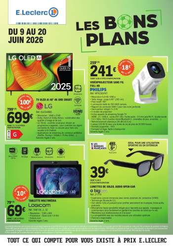 Catalogue E.Leclerc - 09/06/2026 - 20/06/2026.