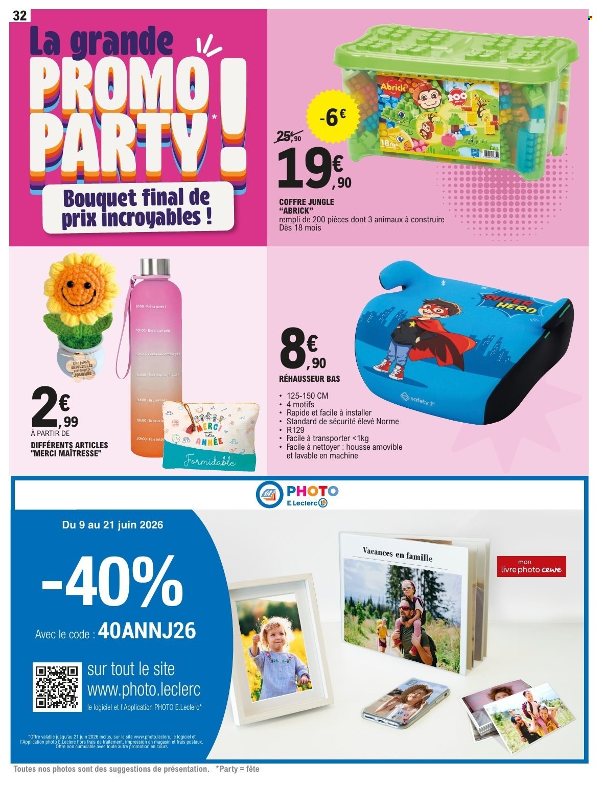 Catalogue E.Leclerc - 09/06/2026 - 13/06/2026. Page 32