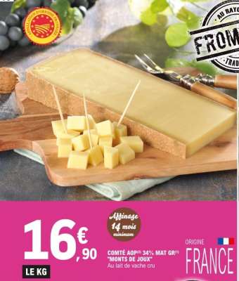COMTÉ AOP 34% MAT GR* 'MONTS DE JOUX'