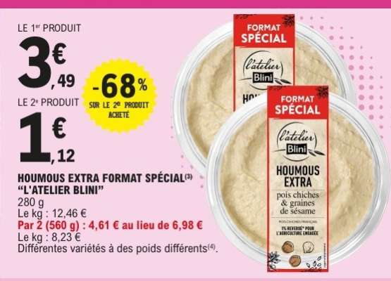 HOUMOUS EXTRA-FORMAT SPÉCIAL "L'ATELIER BLINI"