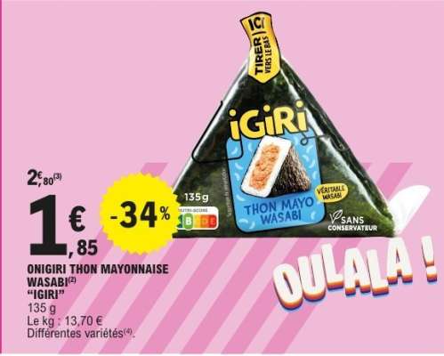 ONIGIRI THON MAYONNAISE WASABI "IGIRI"