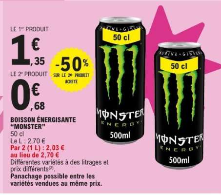 Boisson Energisante Monster