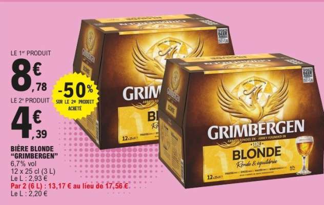 Bière Blonde Grimbergen*