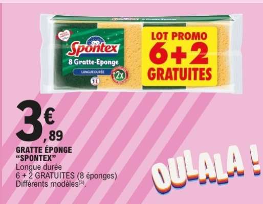 Gratte Éponge "Spontex"