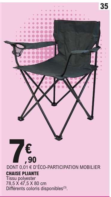 CHAISE PLIANTE