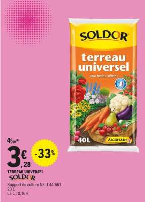 TERREAU UNIVERSEL «SOLDOR»