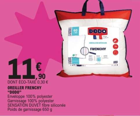 OREILLER FRENCHY "DODO"