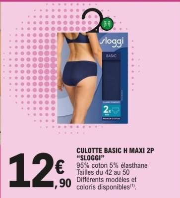 CULOTTE BASIC H MAXI 2P "SLOGGI"