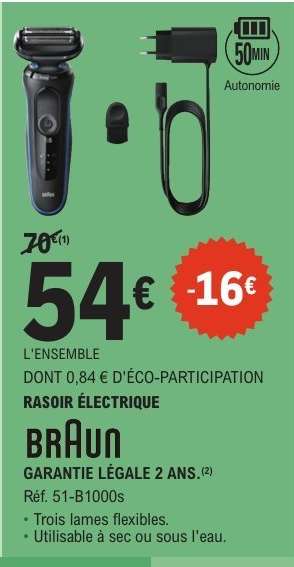 RASOIR ELECTRIQUE “BRAUN”