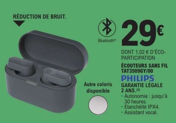 ÉCOUTEURS SANS FIL TAT3509GY/00