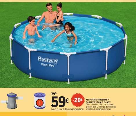 Kit Piscine Tubulaire