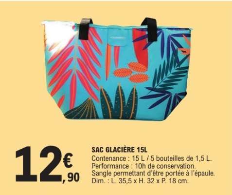 SAC GLACIÈRE 15L