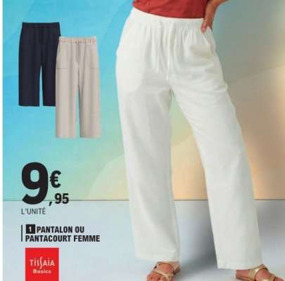 1 PANTALON OU PANTACOURT FEMME