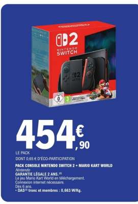 Pack Console Nintendo Switch 2 + Mario Kart World