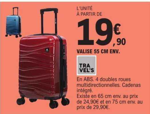 VALISE 55 CM ENV.