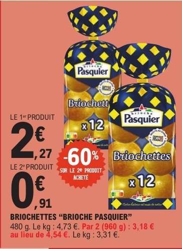 BRIOCHETTES "BRIOCHE PASQUIER"