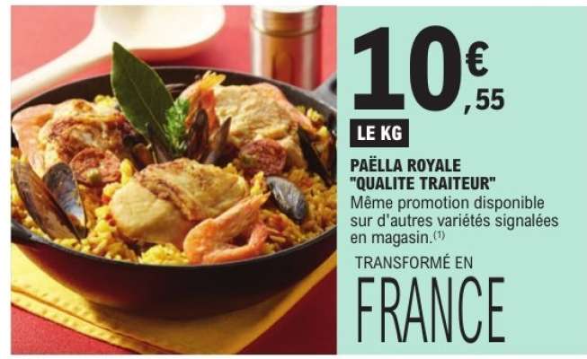 PAËLLA ROYALE "QUALITE TRAITEUR"