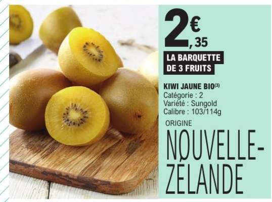 Kiwi Jaune Bio