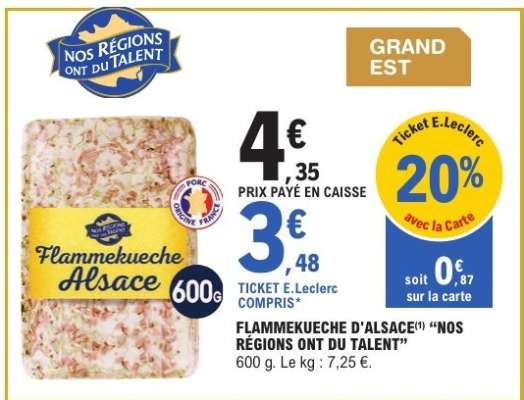 Flammekueche D'alsace
