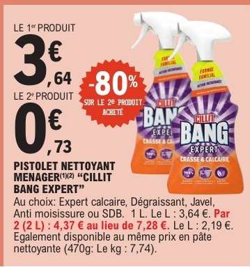 PISTOLET NETTOYANT MENAGER “CILLIT BANG EXPERT”