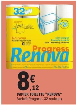 PAPIER TOILETTE “RENOVA”
