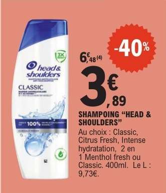 Shampoing Head & Shoulders