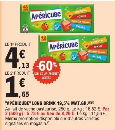 APÉRICUBE LONG DRINK 19,5% MAT.GR.