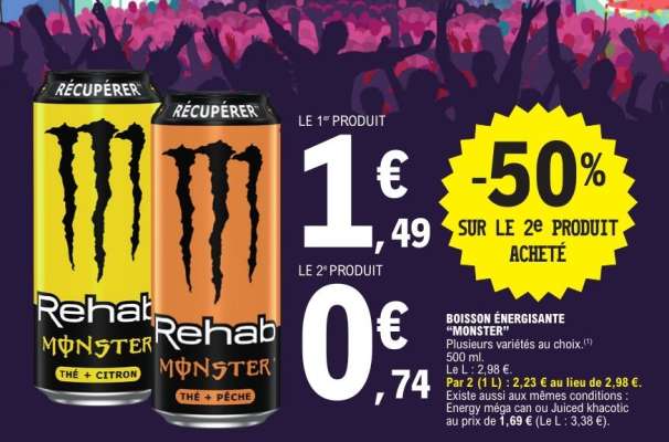 Boisson Energissante Monster