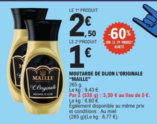 MOUTARDE DE DIJON L’ORIGINALE “MAILLE”